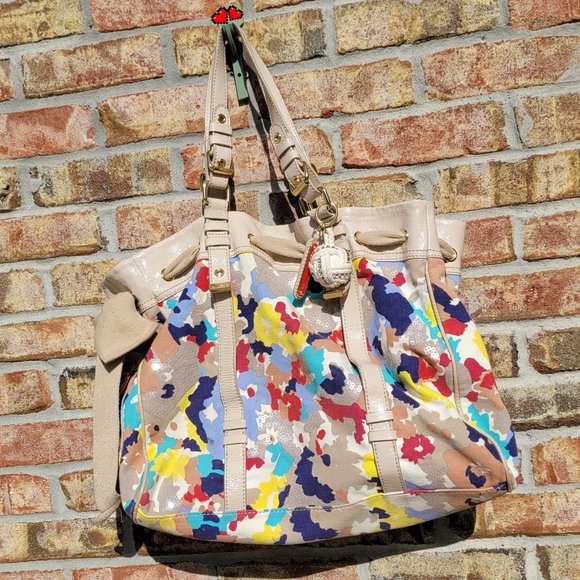 Juicy Couture Handbags - Juicy Couture Daydreamer Colorful Splash Handbag